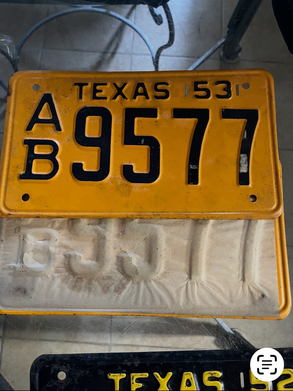 Yellow Texas License Plate Wall Accent - Unbranded